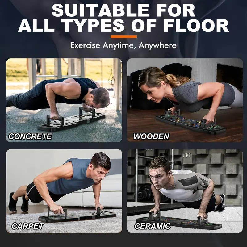 Multifunctional Push up Trainer Board - Enhance Chest Muscle Strength, Boost Home & Gym Workout Efficiency, Ergonomic Design for Comfortable Exercise